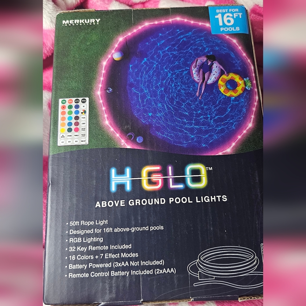 NWT H GLO ABOVE GROUND POOL LIGHTS